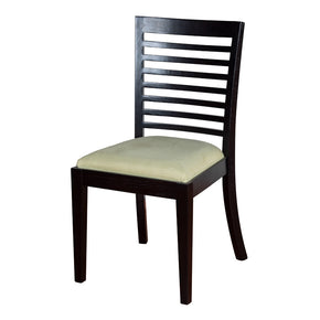 Silla de madera elegante Messina con respaldo de encino