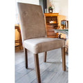 Silla tapizada personalizable en comedor moderno