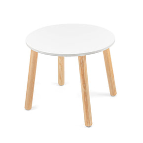 Mesa circular infantil de madera