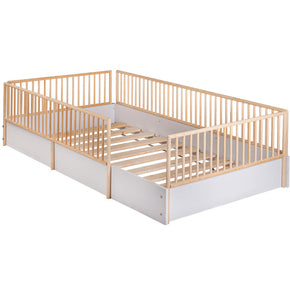 cama cuna en madera