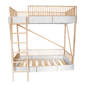 Litera doble de madera