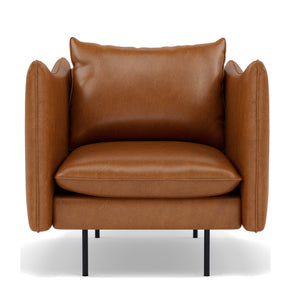 sillon de piel cafe